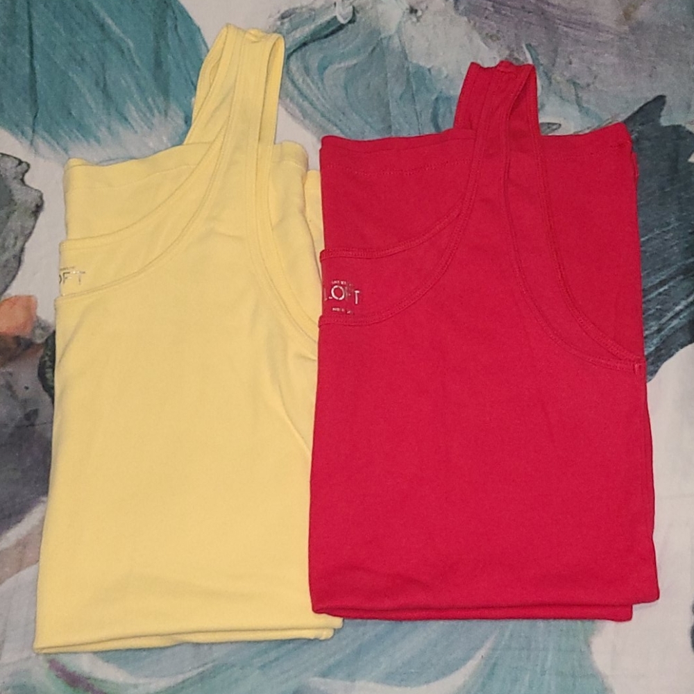Lot of LOFT Tank Tops